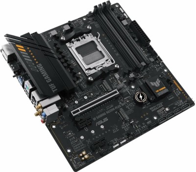 Материнская плата ASUS Материнская плата TUF GAMING A620M-PLUS WIFI, Socket AM5, AMD A620, mATX, Ret