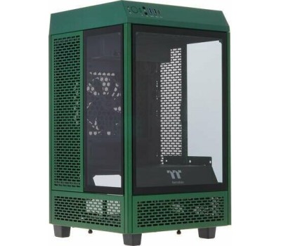 Корпус для ПК THERMALTAKE Корпус miniITX The Tower 100 Racing, Micro-Tower, без БП, зеленый [ca-1r3-00scwn-00]
