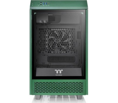 Корпус для ПК THERMALTAKE Корпус miniITX The Tower 100 Racing, Micro-Tower, без БП, зеленый [ca-1r3-00scwn-00]