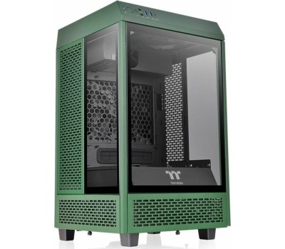 Корпус для ПК THERMALTAKE Корпус miniITX The Tower 100 Racing, Micro-Tower, без БП, зеленый [ca-1r3-00scwn-00]