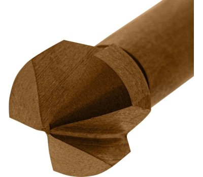 Зенковка DENZEL Зенковка конусная под М6, HSS, по металлу, 6-гранный хвостовик 72307