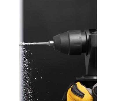 Бур DENZEL Бур по бетону, двойная спираль, три пылеотводящие кромки, 6 x 110 мм 705005