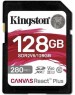 KINGSTON Флеш карта SDXC 128GB SDR2V6/128GB Canvas React Plus w/o adapter