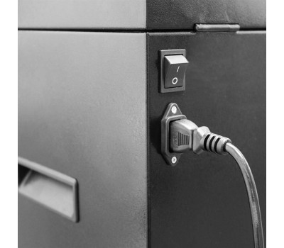 шредеры HELEOS Уничтожитель бумаг УО55-7, P-7, 0.8х2 мм, 7 лист. одновременно, 55л