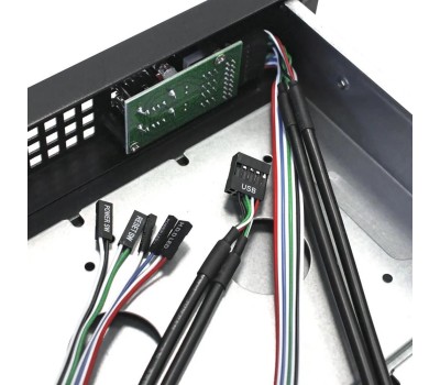 EXEGATE Корпус для сервера монтируемый в стойку Pro 650-04, 1U, черный [ex264266rus]