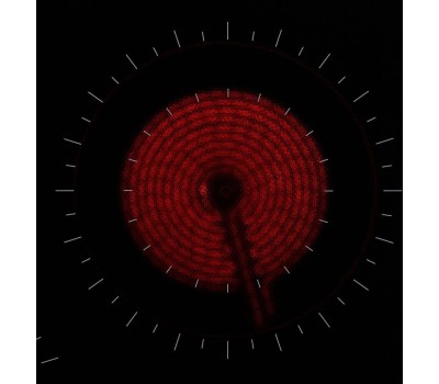 KRONA Электрическая варочная поверхность 45 BL 1DZTS, конфорок: 3 шт., стеклокерамика, независимая, черный