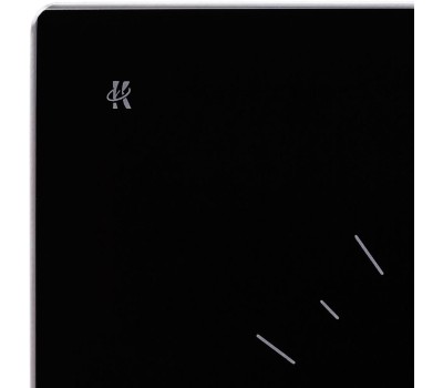 KRONA Электрическая варочная поверхность 45 BL 1DZTS, конфорок: 3 шт., стеклокерамика, независимая, черный