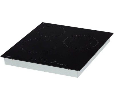 KRONA Электрическая варочная поверхность 45 BL 1DZTS, конфорок: 3 шт., стеклокерамика, независимая, черный