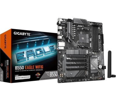 Материнская плата GIGABYTE Материнская плата B550 EAGLE WIFI6, Socket AM4, AMD B550, ATX, Ret