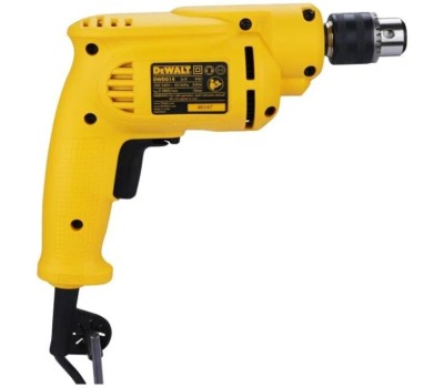 Дрель DEWALT Дрель DWD014 безударная сетевая /550 Вт/желтый (DWD014-IN)