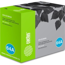 Картридж CACTUS CS-CC364A черный (10000стр.) для LASERJET P4014/P4015/P4515