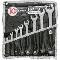 Набор ключей КАЛИБР НКК-8Т (8 штук, CrV) Набор ключей комбинированных