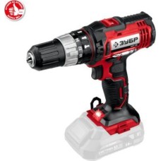 Дрель аккумуляторная ЗУБР ДШУ-185 18В, (Без АКБ и ЗУ) , в коробке, ударная дрель-шуруповер.