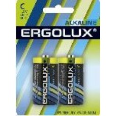 Элементы питания ERGOLUX (11751) LR14 Alkaline BL-2