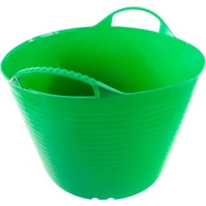 Ведро СИБРТЕХ Ведро гибкое сверхпрочное, 40 л, зеленое 67506