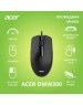 ACER Мышь OMW300 черный оптическая (1200dpi) USB (3but)
