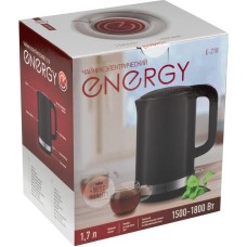 Чайник ENERGY E-218 (1,7 л), черный (107838)