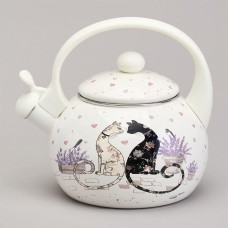 Чайник AGNESS 943-074 LAVENDER CATS 2,2л