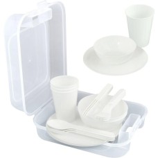 Набор посуды MULTIDOM «Пикник» МГ84-195 (Белый)