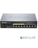 D-Link DGS-1008P/E1A Неуправляемый коммутатор с 8 портами 10/100/1000Base-T (4 порта PoE 802.3af/at, PoE-бюджет 80 Вт)