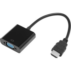 PREMIER Переходник видео 5-983B, HDMI - VGA (f), 0.15м, черный