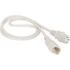 LANMASTER Шнур питания LAN-PP13/14-1.8-WH C14-C13 проводник.:3x0.75мм2 1.8м 250В 10А белый
