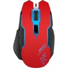 мышь SPEEDLINK Мышь проводная Contus Gaming, игровая, оптическая, USB, 3200dpi, красный и черный [sp9]