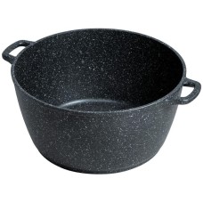 РОССИЯ Кастрюля 10л. 320/160 Гранит лит/руч. без кр, к321аг