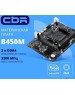 Материнская плата CBR Материнская плата B450M V1 {Socket AM4, 2*DDR4, mATX, VGA+HDMI, 1*PCIEx16/1*PCIEx1/1*M.2(NVME & SATA), 4*SATA3, 4*USB2+4*USB3, Glan}