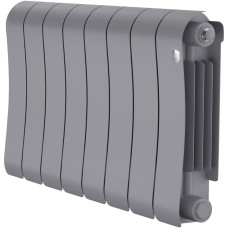 Радиатор ROYAL THERMO Радиатор биметаллический Infinity 300 Silver Satin - 8 секц