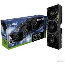 Видеокарта PALIT Видеокарта RTX5070 GAMINGPRO OC 12GB GDDR7 192bit 3xDP HDMI 3FAN RTL