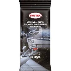 Салфетки влажные SINTEC 318965 Sintec влажные салфетки (для очистки стекол, зеркал, фар)