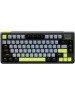 RAPOO Игровая механическая клавиатура проводная/беспроводная V700DIY-75, цвет: чер/сер/зел (10369)