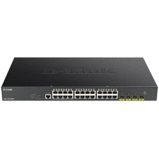 Коммутатор D-LINK Коммутатор DGS-1250-28XMP/A1A (L2) 24x1Гбит/с 4SFP+ 24PoE 370W управляемый