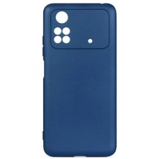 DF Чехол (клип-кейс) для Poco M4 Pro (4G) poOriginal-06 синий (POORIGINAL-06 (BLUE))