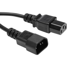 LANMASTER Шнур питания LAN-PP13/14-1.8-BK C13-С14 проводник.:3x0.75мм2 1.8м 220В 10А (упак.:1шт) черный