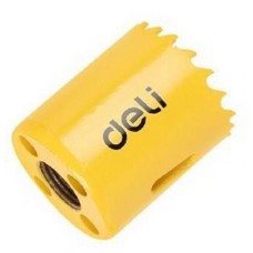 DELI Оснастка Коронка биметаллическая DH-SKK032-E1 диаметр 32мм, макс глубина сверления 38мм, шаг зубьев 4-6мм, 42CrMo+M3