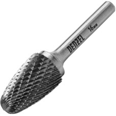 DENZEL Борфреза по металлу твердосплавная, параболическая, тип-F, 16 мм 72046