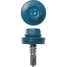 ЗУБР СКМ 5009, 25 х 5.5 мм, неб.-голуб., 420 шт (2,44 кг.), кровельный саморез (4-300315-55-025-5009)