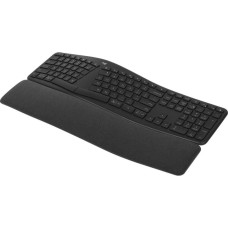 LOGITECH Клавиатура K860 черный USB беспроводная BT/Radio Multimedia Ergo (подставка для запястий) (920-010359)