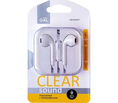 Наушники GAL HM-060 белый