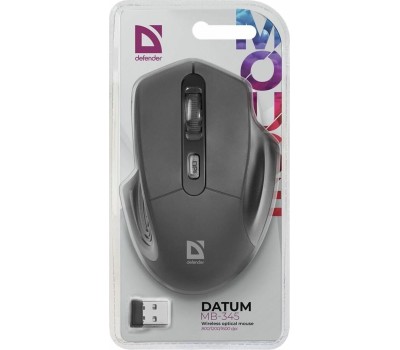 Мышь DEFENDER (52345) DATUM MB-345 черный