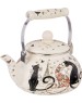 Чайник AGNESS 934-391 ПАРИЖСКИЕ КОТЫ эмал. 2,5л