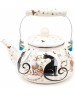 Чайник AGNESS 934-391 ПАРИЖСКИЕ КОТЫ эмал. 2,5л