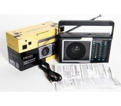 Радиоприёмник ЭФИР-16 УКВ 88-108МГц, СВ 530-1600КГц, КВ, 2*AA, акб 500mAч