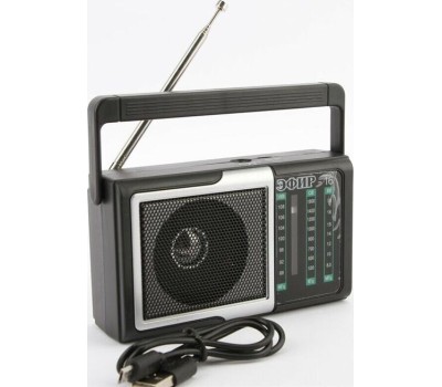 Радиоприёмник ЭФИР-16 УКВ 88-108МГц, СВ 530-1600КГц, КВ, 2*AA, акб 500mAч