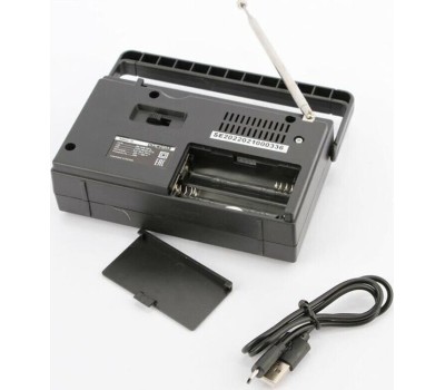 Радиоприёмник ЭФИР-16 УКВ 88-108МГц, СВ 530-1600КГц, КВ, 2*AA, акб 500mAч