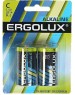 Элементы питания ERGOLUX (11751) LR14 Alkaline BL-2