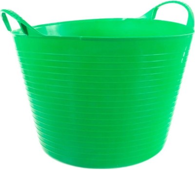 Ведро СИБРТЕХ Ведро гибкое сверхпрочное, 40 л, зеленое 67506