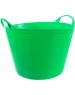 Ведро СИБРТЕХ Ведро гибкое сверхпрочное, 40 л, зеленое 67506